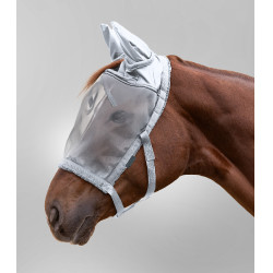 Capezzina da pascolo Waldhausen con maschera anti-mosche Grigio argento