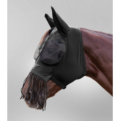 Maschera anti-mosche Waldhausen Puck con frange nasali