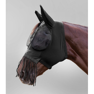 Maschera anti-mosche Waldhausen Puck con frange nasali Maschera anti-mosche Waldhausen Puck con frange nasali
