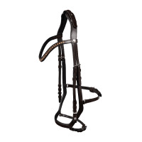 Briglia Waldhausen X-Line Relaxation capezzina anatomica Nero