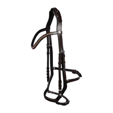 Briglia Waldhausen X-Line Relaxation capezzina anatomica Marrone