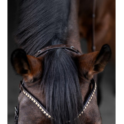 Briglia Waldhausen X-Line Relaxation capezzina anatomica Marrone