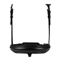 Briglia verniciata Waldhausen S-Line Blackshine capezzina combinata pull back Nero Briglia verniciata Waldhausen S-Line Blackshine capezzina combinata pull back Nero