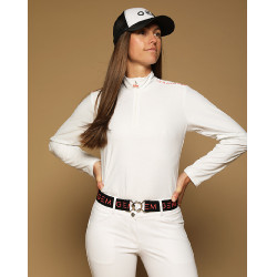 Cintura GEM Zaza Nero / corallo