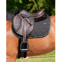 Tappeto GEM Love Nero / verde