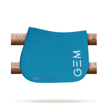 Tappeto GEM Ten Blu petrolio
