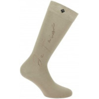 Calzini Je t'aime Equithème Cassis Beige