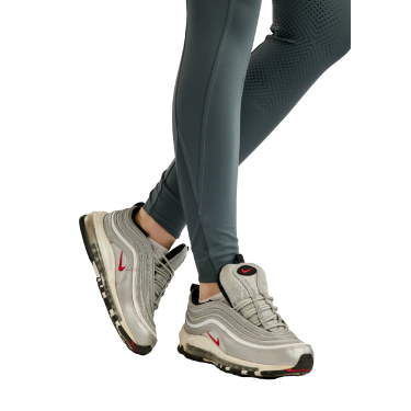 Leggings Montar MoZuna Refined con pince e cristalli gun metal full grip da donna Ardesia scura Grigio Leggings Montar MoZuna Refined con pince e cristalli gun metal full grip da donna Ardesia scura Grigio