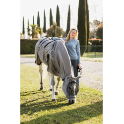 Coperta anti eczema Horze Mountain Essence UV Grigio chiaro