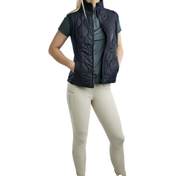 Gilet senza maniche Hybrid Montar MoMary con cristalli gun metal donna Marina Blu marino Gilet senza maniche Hybrid Montar MoMary con cristalli gun metal donna Marina Blu marino