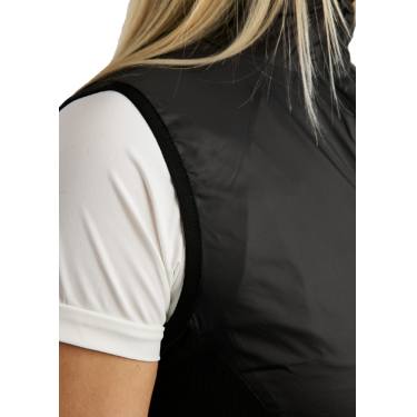 Gilet senza maniche MoRegina leggero con logo Foil donna Gilet senza maniche MoRegina leggero con logo Foil donna