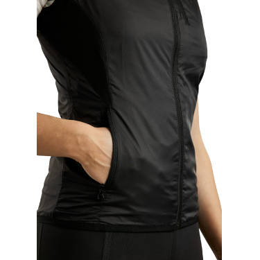 Gilet senza maniche MoRegina leggero con logo Foil donna Gilet senza maniche MoRegina leggero con logo Foil donna