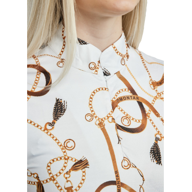 Polo a maniche corte Montar stampato Haily Bridle donna Polo a maniche corte Montar stampato Haily Bridle donna