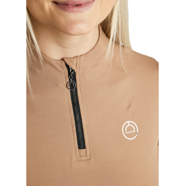Polo da allenamento Montar MoStar maniche corte inserti in mesh donna Polo da allenamento Montar MoStar maniche corte inserti in mesh donna