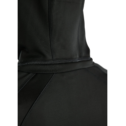 Giacca softshell full zip Montar MoBlair con cappuccio amovibile cristalli gun metal donna Nero