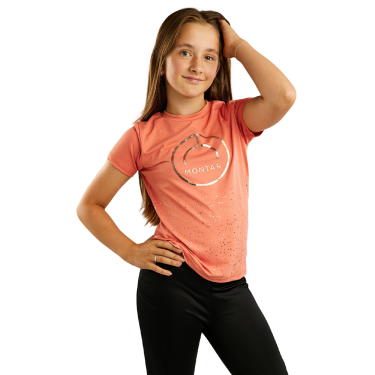 T-shirt a maniche corte Montar MoNille Junior stampato rosegold T-shirt a maniche corte Montar MoNille Junior stampato rosegold