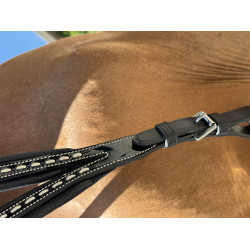 Freccia di martingala Pénélope Punto selleria Nero