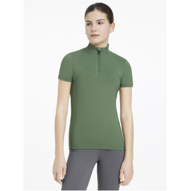 Base Layer LeMieux Young Rider Classique maniche corte Verde hunter