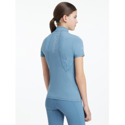 Base Layer LeMieux Young Rider Classique maniche corte Blu ghiaccio