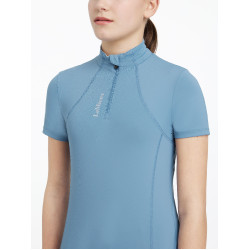 Base Layer LeMieux Young Rider Classique maniche corte Blu ghiaccio