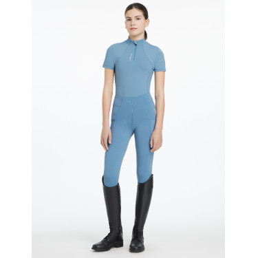 Base Layer LeMieux Young Rider Classique maniche corte Blu ghiaccio