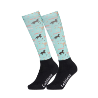Calzini Harlow Mini LeMieux Froostie Pony stampati Topazio blu