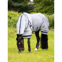 Camicia anti-mosche Kudos LeMieux AeroGuard Grigio / blu navy Camicia anti-mosche Kudos LeMieux AeroGuard Grigio / blu navy