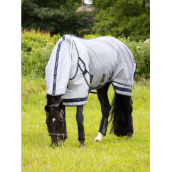 Camicia anti-mosche Kudos LeMieux AeroGuard Grigio / blu navy