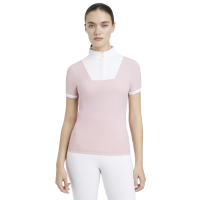 Camicia da concorso LeMieux plissettata Sophia maniche corte Fioritura