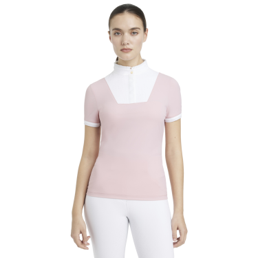 Camicia da concorso LeMieux plissettata Sophia maniche corte