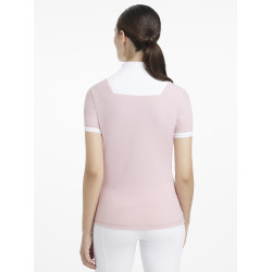 Camicia da concorso LeMieux plissettata Sophia maniche corte Fioritura Rosa Camicia da concorso LeMieux plissettata Sophia maniche corte Fioritura Rosa