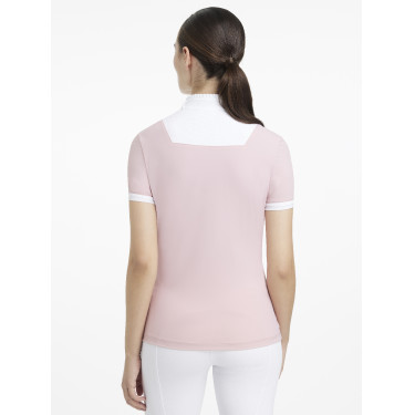 Wedstrijdshirt LeMieux geplooid Sophia korte mouwen Wedstrijdshirt LeMieux geplooid Sophia korte mouwen