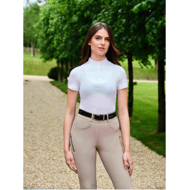 Camicia da concorso LeMieux Sophia maniche corte Bianco