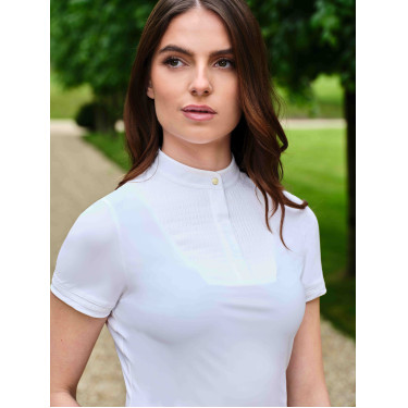 Camicia da concorso LeMieux Sophia maniche corte Bianco