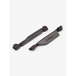 Oeillères de bridon LeMieux en cuir Marrone