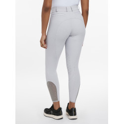 Pantalon d'équitation à basanes silicone Imogen Grigio chiaro