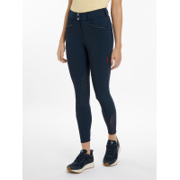 Pantalon d'équitation à basanes silicone Imogen Marina Blu marino