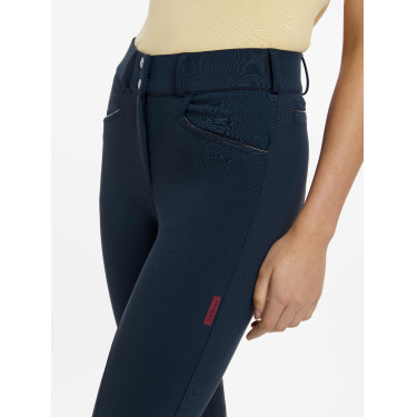 Pantalon d'équitation à basanes silicone Imogen Marina Blu marino