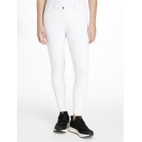Pantalon d'équitation à basanes silicone Imogen Bianco