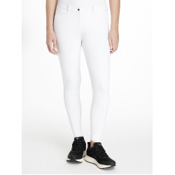 Pantalon d'équitation à basanes silicone Imogen Bianco
