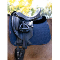 Tapis de dressage LeMieux Essence Square Marina Blu marino Tapis de dressage LeMieux Essence Square Marina Blu marino