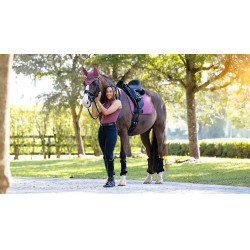 Tapis de dressage LeMieux Essence Square Palissandro Rosa