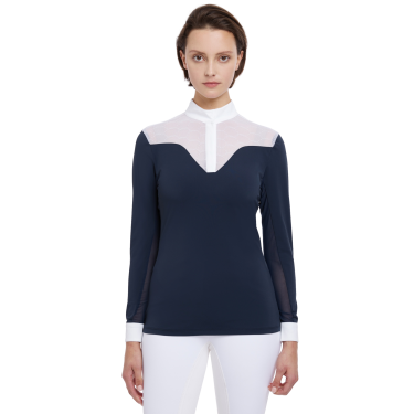 Polo da concorso LeMieux Emily a maniche lunghe Polo da concorso LeMieux Emily a maniche lunghe