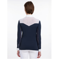 Polo da concorso LeMieux Emily a maniche lunghe Marina Blu marino Polo da concorso LeMieux Emily a maniche lunghe Marina Blu marino