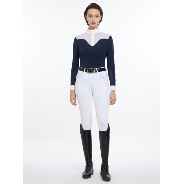 Polo da concorso LeMieux Emily a maniche lunghe Polo da concorso LeMieux Emily a maniche lunghe