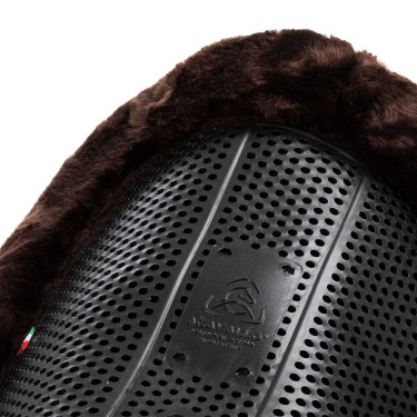 Ammortizzatore Acavallo Classic Gel e montone Nero / lana marrone