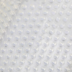 Ammortizzatore in gel e montone rialzato posteriore Acavallo Trasparente / montone bianco Ammortizzatore in gel e montone rialzato posteriore Acavallo Trasparente / montone bianco