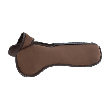 Ammortizzatore con tasche configurabili e rialzo anteriore e posteriore Piuma WFS in suede Acavallo Marrone