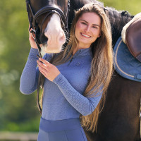 Polo a maniche lunghe Imperial Riding Parla donna Bianco Polo a maniche lunghe Imperial Riding Parla donna Bianco