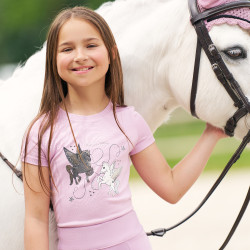 T-shirt Imperial Riding Star Sky bambino Ballerine Rosa